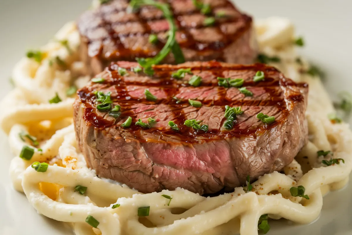 What meat goes well with Alfredo?