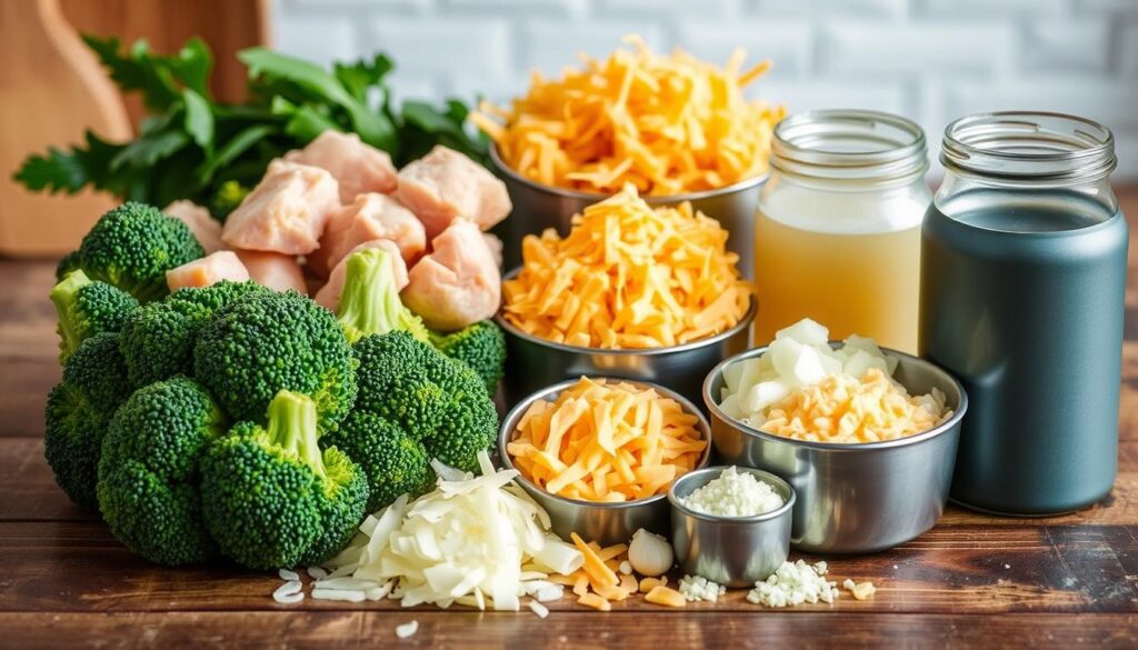 chicken broccoli cheese soup ingredients