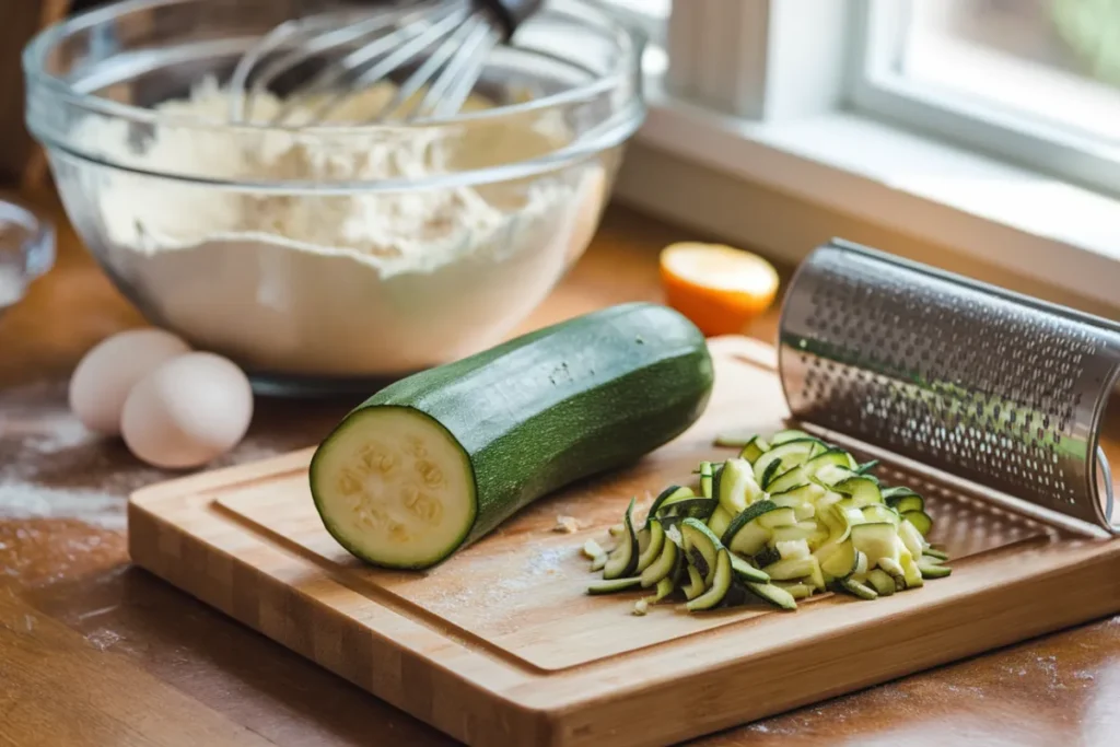 Do you take the seeds out of zucchini when making cake?