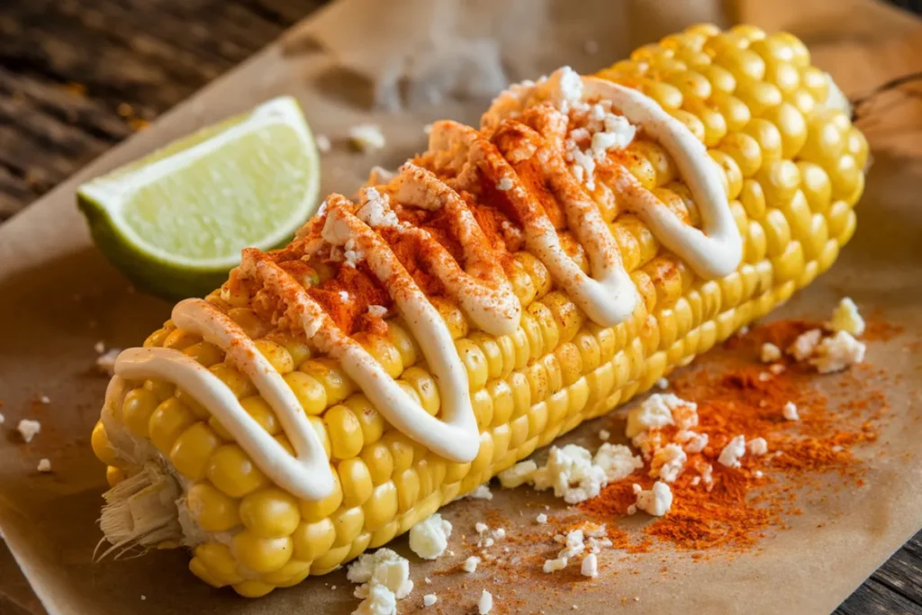 What is the Red Stuff in Elote?