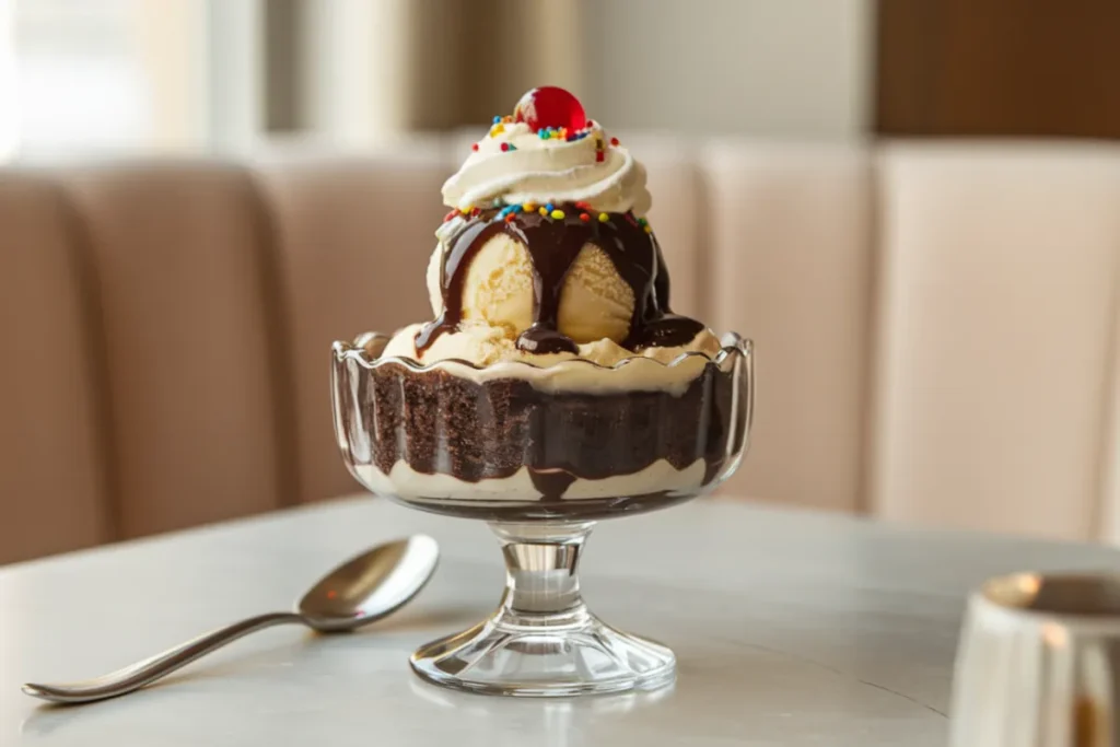 Brownie Sundae