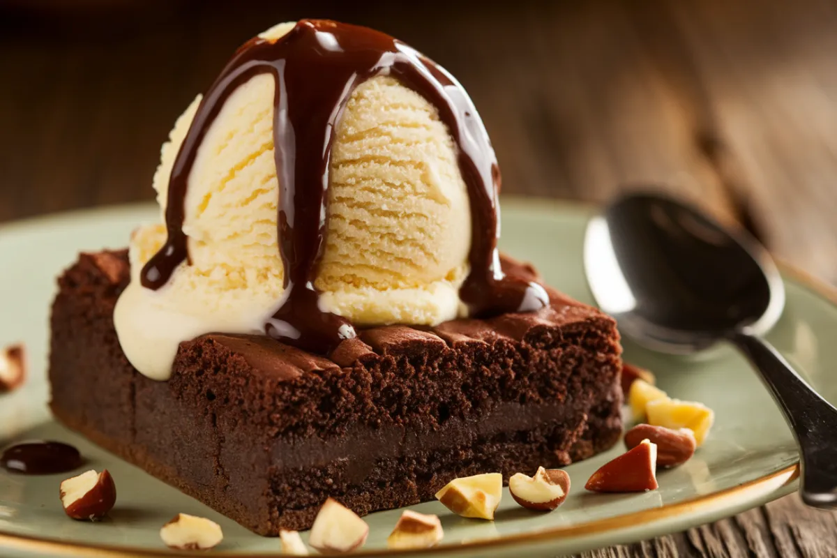 What is Brownie and Ice Cream Called?