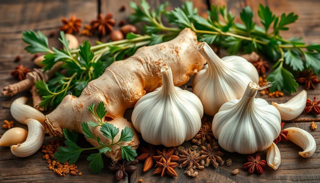 Ginger and Garlic Spices