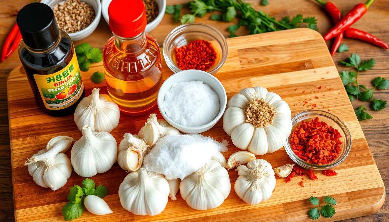 What is Chinese garlic sauce made of?